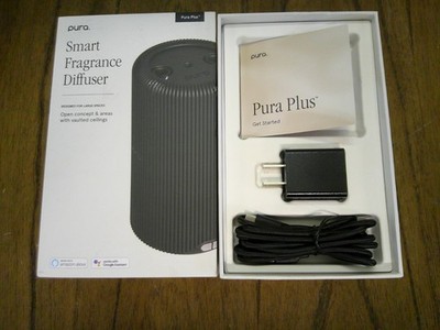 Pura Plus Black Smart Fragrance Diffuser for Large Spaces (No Refills) Used Box