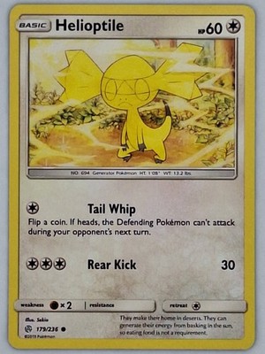 Helioptile 179/236 Pokemon - Sun & Moon Cosmic Eclipse MP