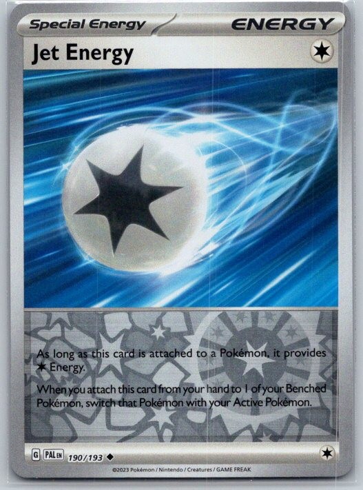 Jet Energy 190/193 Uncommon Paldea Evolved Pokemon Reverse Holo Near Mint