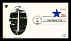 US COVER BLUE STAR POSTAL STATIONERY FIRST DAY ISSUE PUGH HAND PAINTED