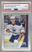 67866309 Connor McDavid 2015 Upper Deck Star Rookies #1 Rookie RC PSA 9