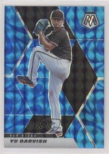 2021 Panini Mosaic Reactive Blue Mosaic Prizm Yu Darvish #54 00gy