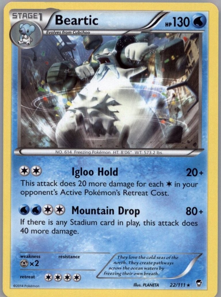 XY - Furious Fists #22/111 Beartic