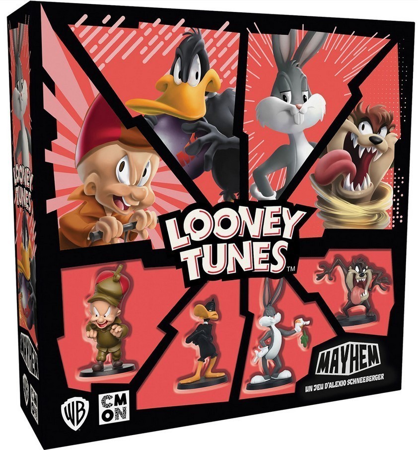 Jeux de société Looney Tunes Mayhem de figurines CMON