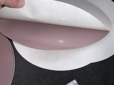 10  pcs NORTON 66623331702 new lap film  3micron 12” disc adhesive back