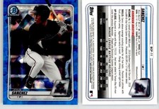 Jesus Sanchez 2020 Bowman Chrome Sapphire BCP-11 Marlins