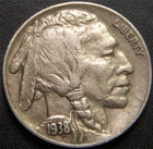 1938-D Buffalo Nickel - Full Horn Shows on Buffalo
