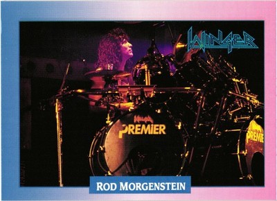 Rock Cards Series 1 #84 Rod Morgenstein Single Card 1991 Brockum
