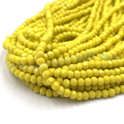 #ad #ad Wholesale Faceted Crystal Glass Rondelle Spacer Loose Beads For Jewelry Making $2.66