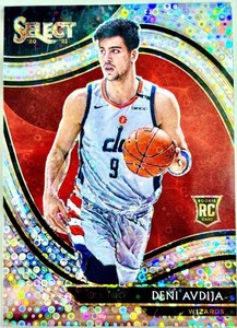 Deni Avdija RC 2020/21 Panini Select Courtside SILVER DISCO #292 Rookie Rare SP