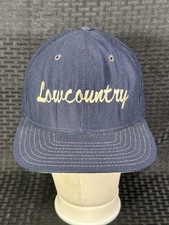 Vintage Lowcountry New Era Dupont Visor Size Med/Lg Baseball Hat Cap Made in USA