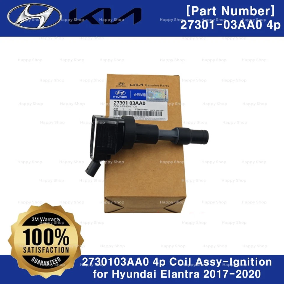 Genuine OEM 2730103AA0 4p Coil Assy-Ignition for Hyundai Elantra 2017-2020 - Image 2 of 2