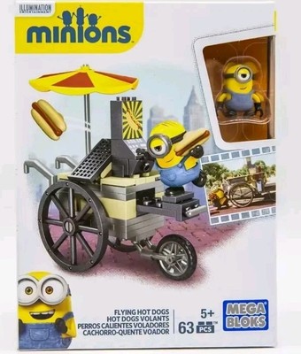 MEGA CONSTRUX DESPICABLE ME 3 - FLYING HOT DOGS 63 STÜCK CATTIVISSIMO ME 3 DKY51