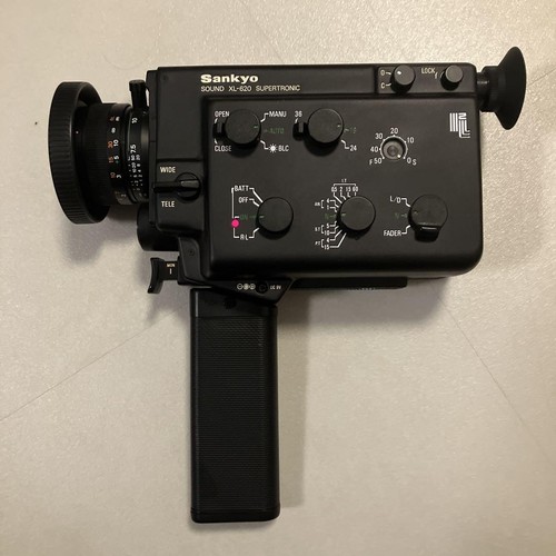 Vintage Câmera Super 8 Sankyo Xl 600s com Microfone | Filmadora Sankyo