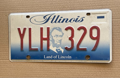 2001 Illinois Expired License Plate Personalized YLH 329