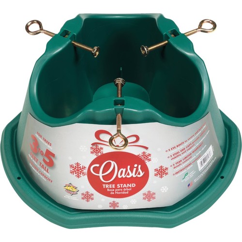 Soporte para árbol de Navidad vivo Oasis 5 pies 313-ST Oasis 313-ST 039678010608 plástico