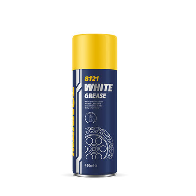 Kettenspray Kette Ketten Spray MANNOL White Grease Sprühfett Schmierfett 450 ml