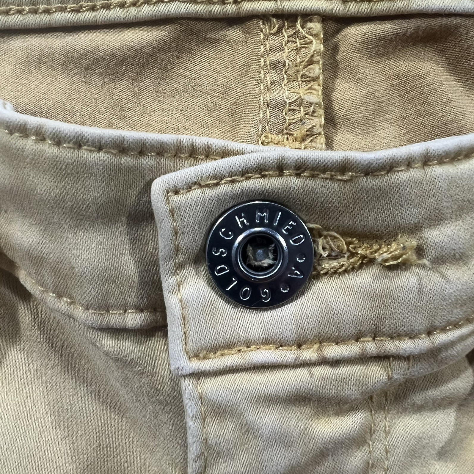 AG Adriano Goldschmied Abbey Ankle Skinny Jeans Womens 24R Gold Stretch thumbnail 5