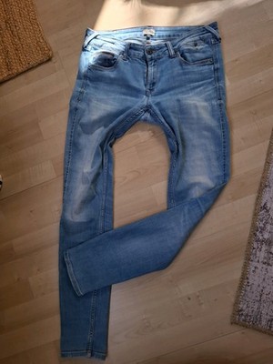 Damen Jeans Stretch Röhre von Tommy Hilfiger Gr 30/32 hellblau weich Top