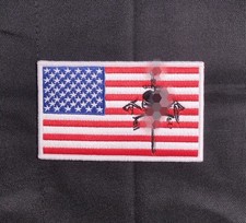 NSWDG DevGru Silver SQN Emblem - Large Flag Patch - First Style - Nice Detail!