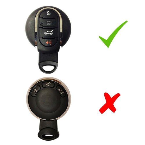 Carbon Fiber Pattern Style Key Fob Shell For MINI Cooper 3rd Gen F55 F56 F57 F54 - Picture 2 of 7