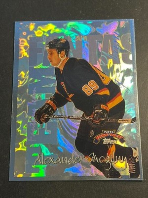 Box 47: 1996-97 Topps Fantasy Team SILVER BORDER PROOF Alexander Mogilny Canucks
