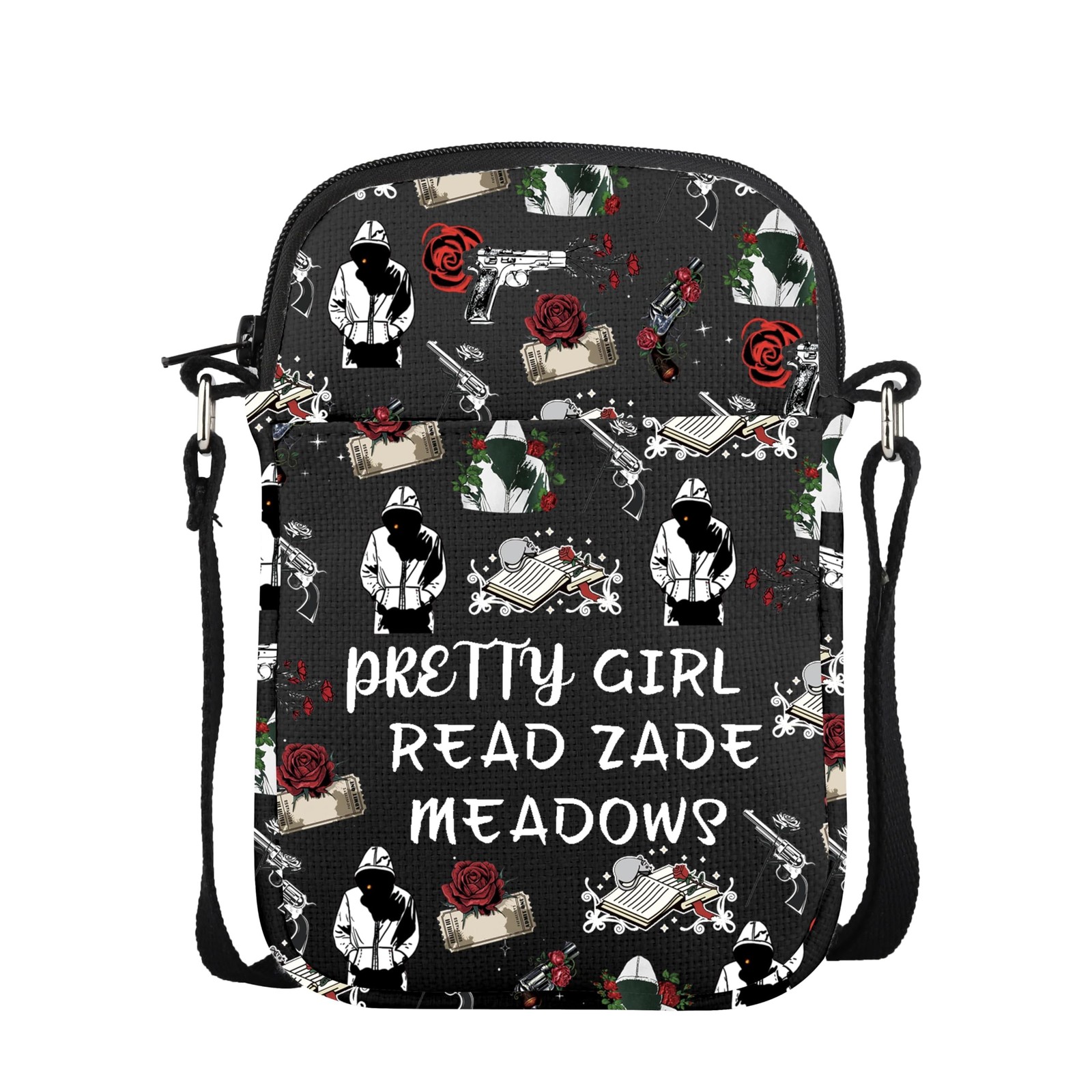VAMSII Haunting Reader Inspired Gift Run Little Mouse Crossbody Bag Dark Roma...