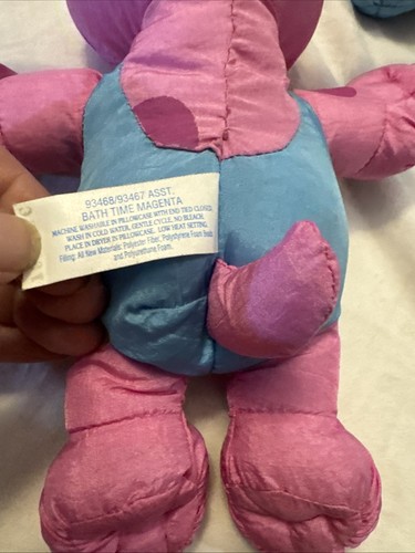 Costume da bagno vintage 1999 Blues Clues Bath Time blu nylon giocattolo Fisher Price/Tyco - Foto 7 di 24