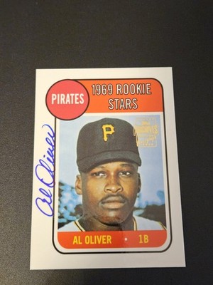 2001 Topps Archives Autographs #118 Al Oliver Pirates AUTO NM-MT