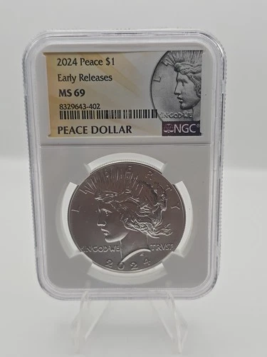 2024 Peace Dollar - NGC MS69 - Early Release - Peace $1- Silver