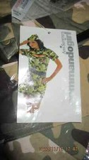 ANN SUMMERS ARMY "COMMANDO GIRL" FANCY DRESS OUTFIT SIZE 8 NWT