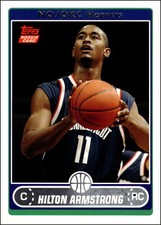 2006 Topps #236 Hilton Armstrong   Rookie New Orleans Hornets