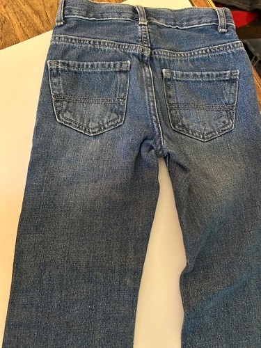 2 Childrens Place Boys Jeans Size 7 Slim Bootcut Leg Adjustable Waist Band - Picture 3 of 8