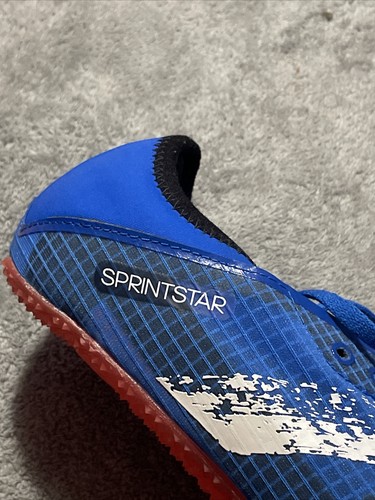 adidas Sprintstar Spikes Men Size 12 Blue White EG1200 Track Spikes No Spikes - Picture 2 of 5