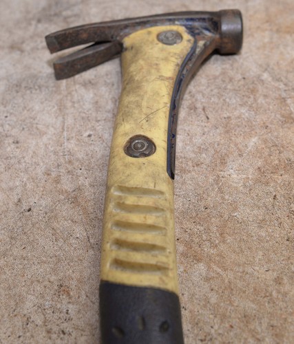 Rare first generation Estwing 17 oz USA weight forward hammer grip handle H8 - Picture 3 of 10