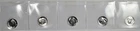1960 - 1964 10C Proof Silver Roosevelt Dime Five Coin Lot