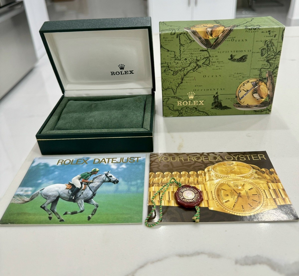 ROLEX ジュエリーボックス グリーン Rolex Green Box With Link
