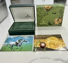 100% Genuine Vintage Rolex Datejust Green Box Booklets FULL SET  80-90s 11.00.71