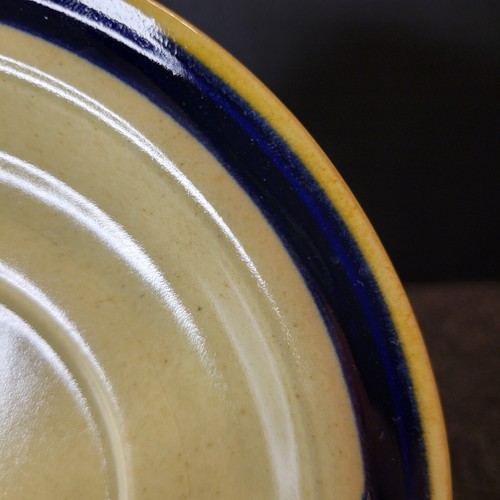 "Round Up " Blue SY-7950 Stoneware Saucer by Inter-National of Japan - Picture 5 of 10