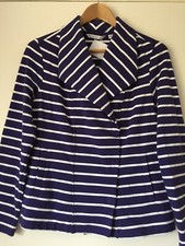 Isaac Mizrahi Live French Terry Motorcycle Jacket Size M Bn