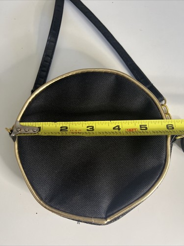 Harry Potter Round Clockface Hogwarts Express Crossbody Bag Steampunk Blk Sequin - Picture 6 of 8