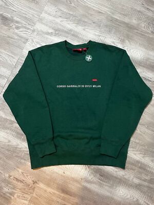 Supreme Shop Small Box Crewneck Milan Dark Pine | eBay Supreme Shop Small Box Crewneck Milan Dark Pine | eBay