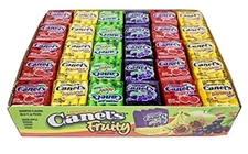 Canels Fruity Flavored Chewing Gum Chiclets Box 60 Count 10.58oz Candy