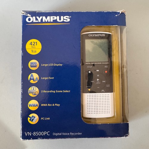 OLYMPUS VN-8500PC Digital Voice Recorder Handheld Memo Dictaphone PC Connection - Picture 1 of 14