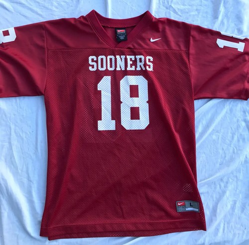 Oklahoma Sooners Jason White #18 Youth Size Large Nike Football Jersey