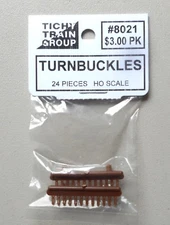 TURNBUCKLES HO 1:87 SCALE LAYOUT DIORAMA TICHY TRAINS 8021