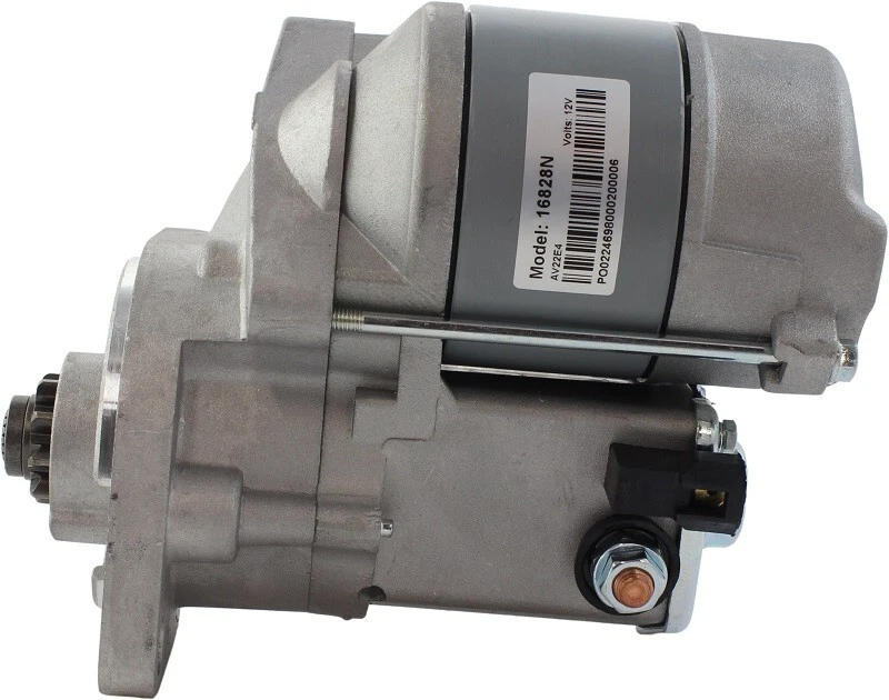 Стартер подходит для Toyota Land Cruiser 4,0 л L6 1988 - 1992, 028000-8220, SR128X, 16828 - Изображение 2 из 4