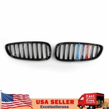 2Pcs M-Color Matte Black Front Kidney Grille Grill For BMW Z4 E89 2009-2016 USA
