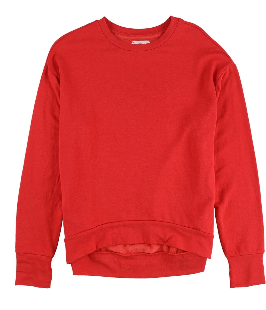 Plain red sweatshirt best sale womens