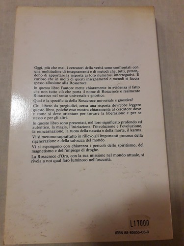 "INSEGNAMENTO ELEMENTARE DELLA ROSACROCE" JAN VAN RIJCKENBORGH - FOR VEM - Picture 2 of 2